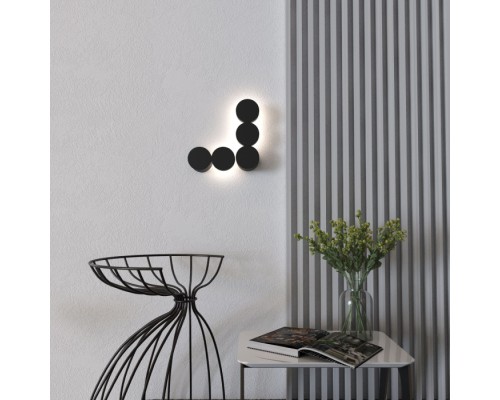 Настенный светильник Brioni 40130/LED черный Elektrostandard