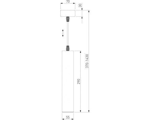 Подвесной светильник Single 50161/1 LED Elektrostandard