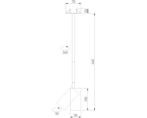 Точечный светильник Drop 50242 LED Elektrostandard