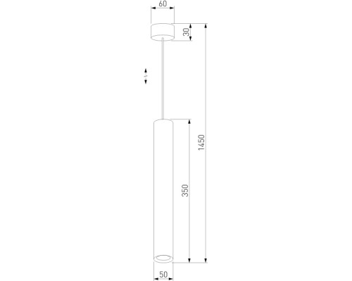 Подвесной светильник Base 50248 LED Elektrostandard