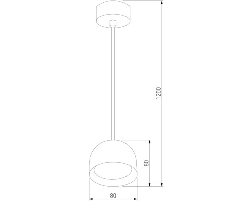 Подвесной светильник Uno 50261 LED Elektrostandard
