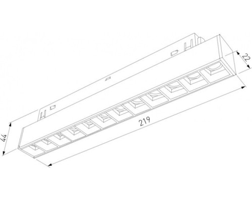 Трековый светильник Slim Magnetic 85005/01 Elektrostandard