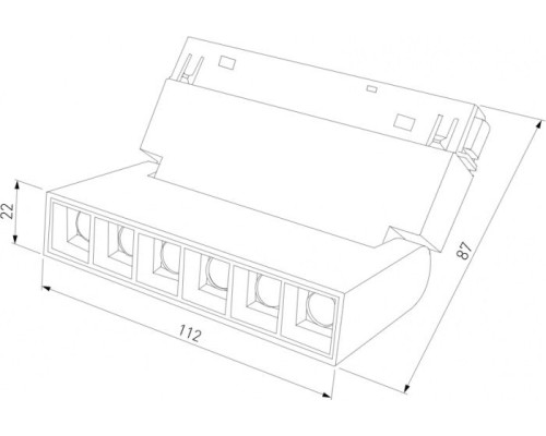 Трековый светильник Slim Magnetic 85009/01 Elektrostandard