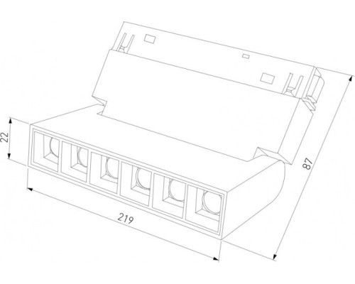 Трековый светильник Slim Magnetic 85010/01 Elektrostandard