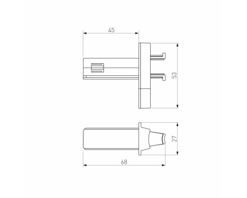 Соединитель Slim Magnetic 85011/00 Elektrostandard