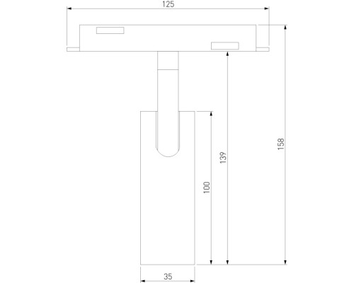 Трековый светильник Slim Magnetic 85035/01 Elektrostandard