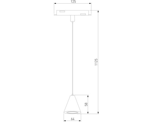 Трековый светильник Slim Magnetic 85039/01 Elektrostandard