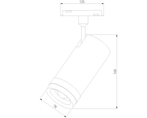 Трековый светильник Slim Magnetic 85045/01 Elektrostandard