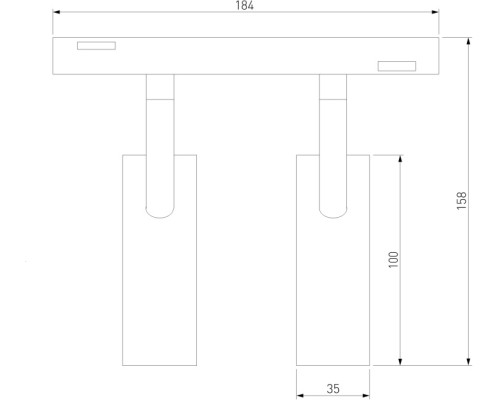 Трековый светильник Slim Magnetic 85046/01 Elektrostandard