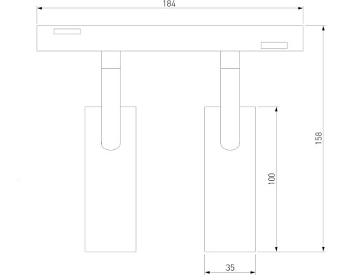 Трековый светильник Slim Magnetic 85056/01 Elektrostandard