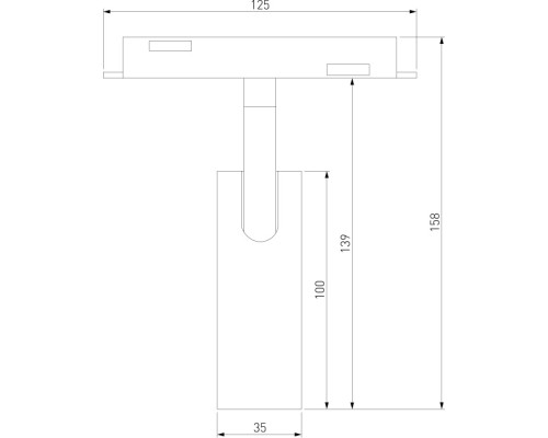 Трековый светильник Slim Magnetic 85070/01 Elektrostandard
