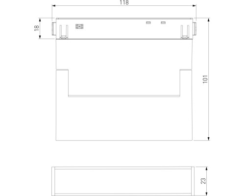Трековый светильник Slim Magnetic 85081/01 Elektrostandard