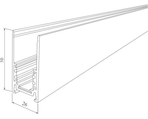 Шинопровод/трек Slim Magnetic 85084/00 Elektrostandard