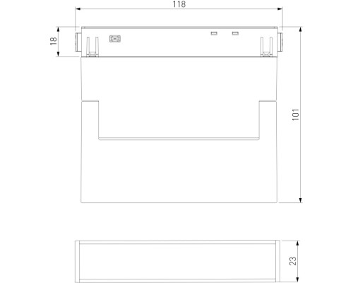 Трековый светильник Slim Magnetic 85084/01 Elektrostandard