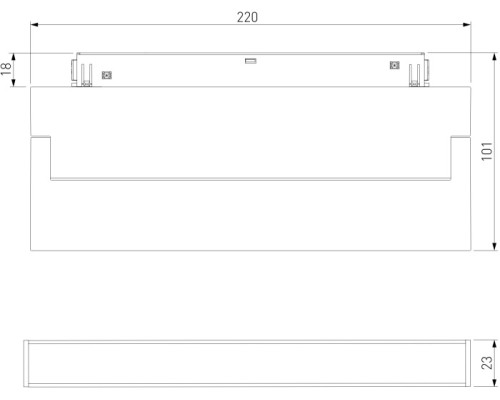 Трековый светильник Slim Magnetic 85085/01 Elektrostandard