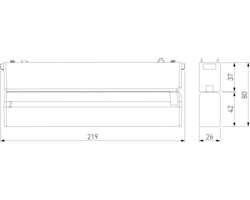 Трековый светильник Flat Magnetic 85091/01 Elektrostandard