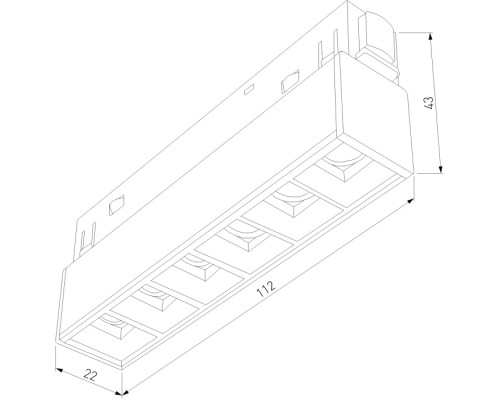 Трековый светильник Slim Magnetic 85101/01 Elektrostandard