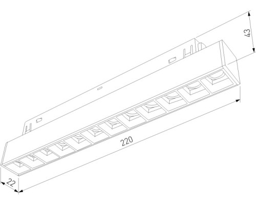 Трековый светильник Slim Magnetic 85103/01 Elektrostandard