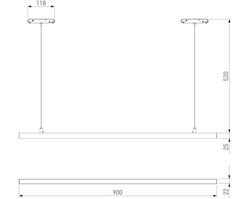 Трековый светильник Slim Magnetic 85105/01 Elektrostandard