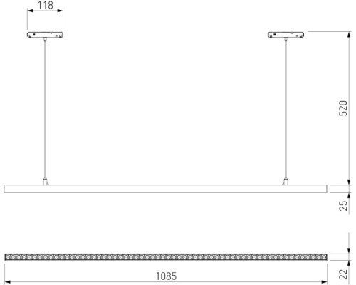 Трековый светильник Slim Magnetic 85108/01 Elektrostandard