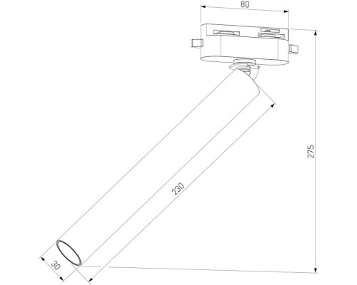 Трековый светильник Pika 85111/01 Elektrostandard