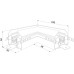 Коннектор угловой Slim Magnetic 85124/00 Elektrostandard