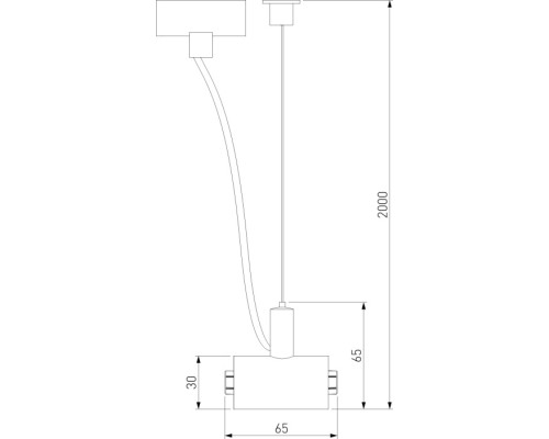 Подводы питания Module System 85184/00 Elektrostandard