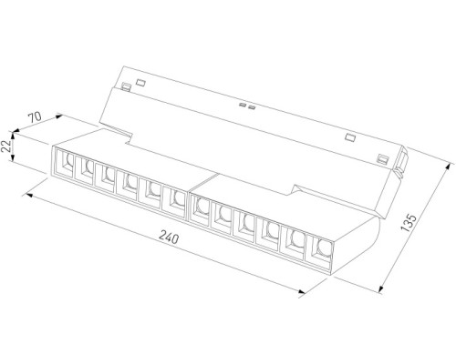 Трековый светильник Slim Magnetic 85191/01 Elektrostandard