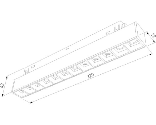 Трековый светильник Slim Magnetic 85192/01 Elektrostandard