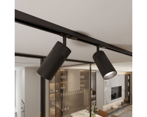 Трековый светильник Riffe 85512/01 9W 4200K  чёрный однофазный Elektrostandard