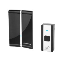 Кнопка звонка DBQ20 DBQ20M WL черный Elektrostandard