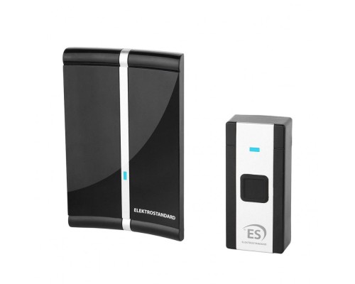 Кнопка звонка DBQ20 DBQ20M WL черный Elektrostandard