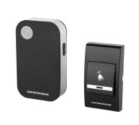 Кнопка звонка DBQ22 DBQ22M WL черный Elektrostandard