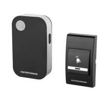 Кнопка звонка DBQ22 DBQ22M WL черный Elektrostandard