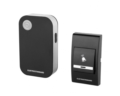 Кнопка звонка DBQ22 DBQ22M WL черный Elektrostandard