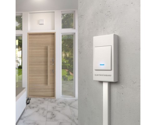 Звонок дверной DBQ26M WM белый Elektrostandard