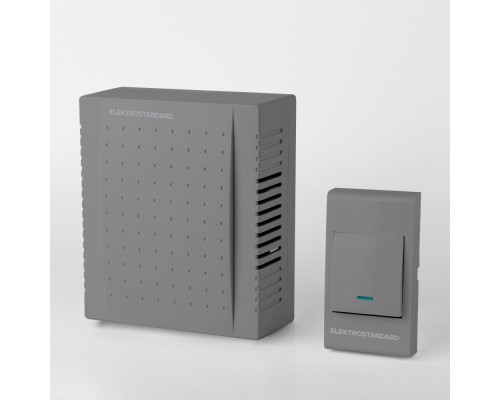 Звонок дверной DBQ26M WM серый Elektrostandard