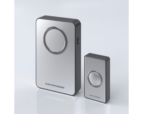 Звонок дверной DBQ27M WL Серебро/Чёрный Elektrostandard