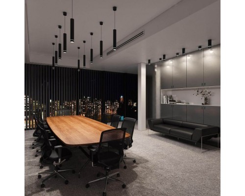 Точечный светильник Topper DLR022 12W 4200K черный матовый Elektrostandard