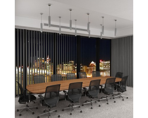 Подвесной светильник Topper DLR023 12W 4200K хром матовый Elektrostandard