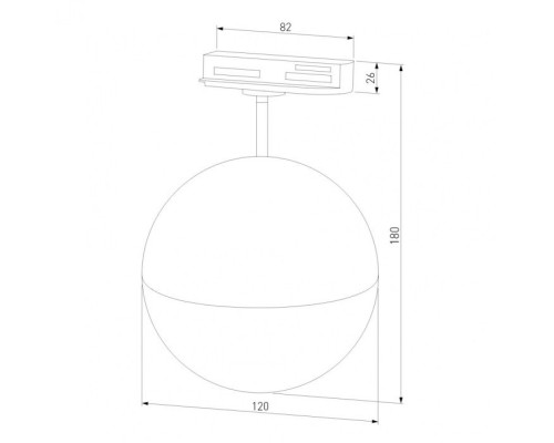 Трековый светильник Glob Glob GX53 Хром (MRL 1015) однофазный Elektrostandard
