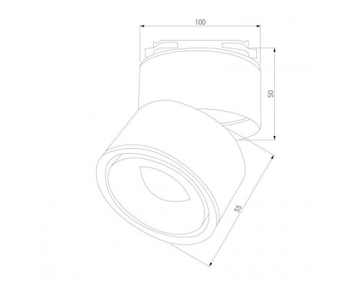 Трековый светильник Klips LTB21 Elektrostandard