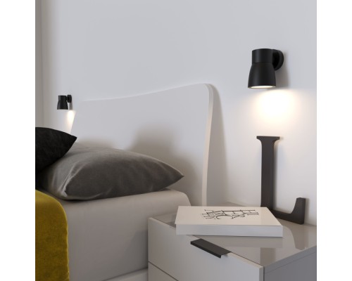 Спот Cono MRL 1027 черный Elektrostandard