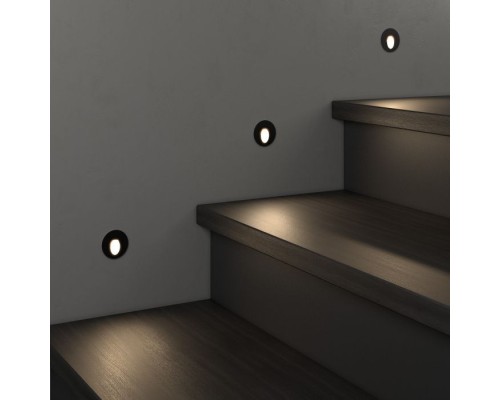 Встраиваемый светильник уличный MRL LED 1101 чёрный Elektrostandard