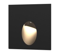 Встраиваемый светильник уличный MRL LED 1102 чёрный Elektrostandard