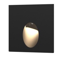 Встраиваемый светильник уличный MRL LED 1102 чёрный Elektrostandard