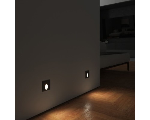 Встраиваемый светильник уличный MRL LED 1102 чёрный Elektrostandard