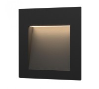 Встраиваемый светильник уличный MRL LED 1103 чёрный Elektrostandard