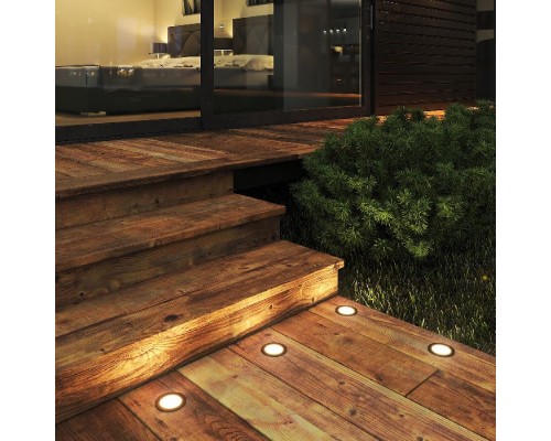 Встраиваемый светильник уличный MRL LED 1108 чёрный Elektrostandard