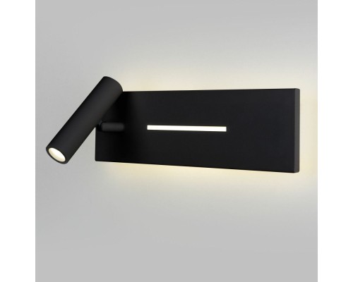 Настенный светильник Tuo MRL LED 1117 черный Elektrostandard
